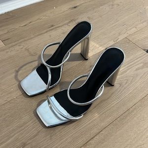 Tony Bianco chrome heel